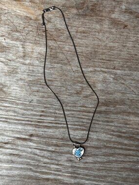 Jacqueline Smiley JSVR 950 Silver Floral Heart Necklace 20” 85.7g